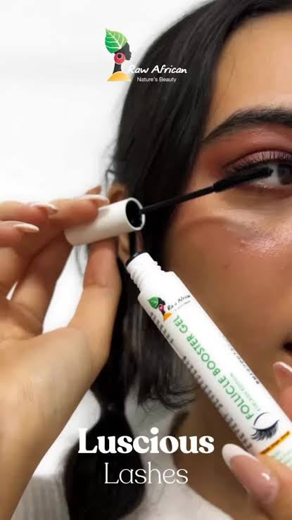 Raw african eye lashes booster gel
