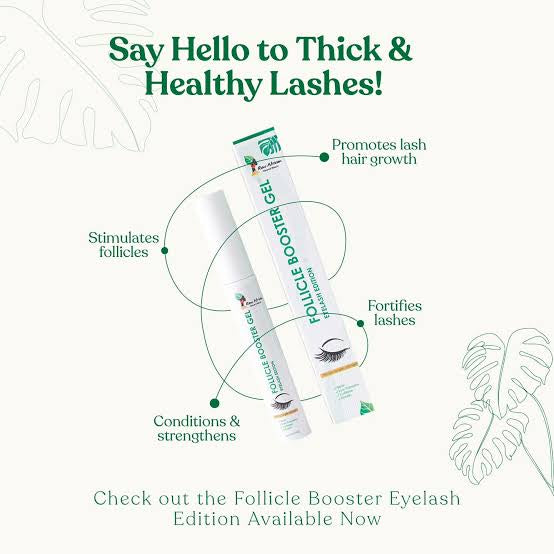 Raw african eye lashes booster gel