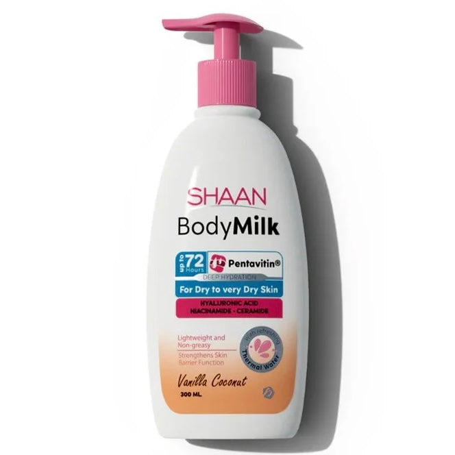 حليب الجسم شان برائحة الفانيليا وجوز الهند