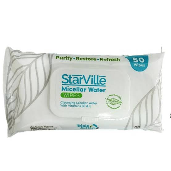 Starville Micellar water 50 wipes