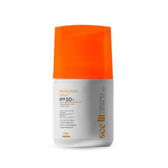 See-lit sunscreen fluid lotion