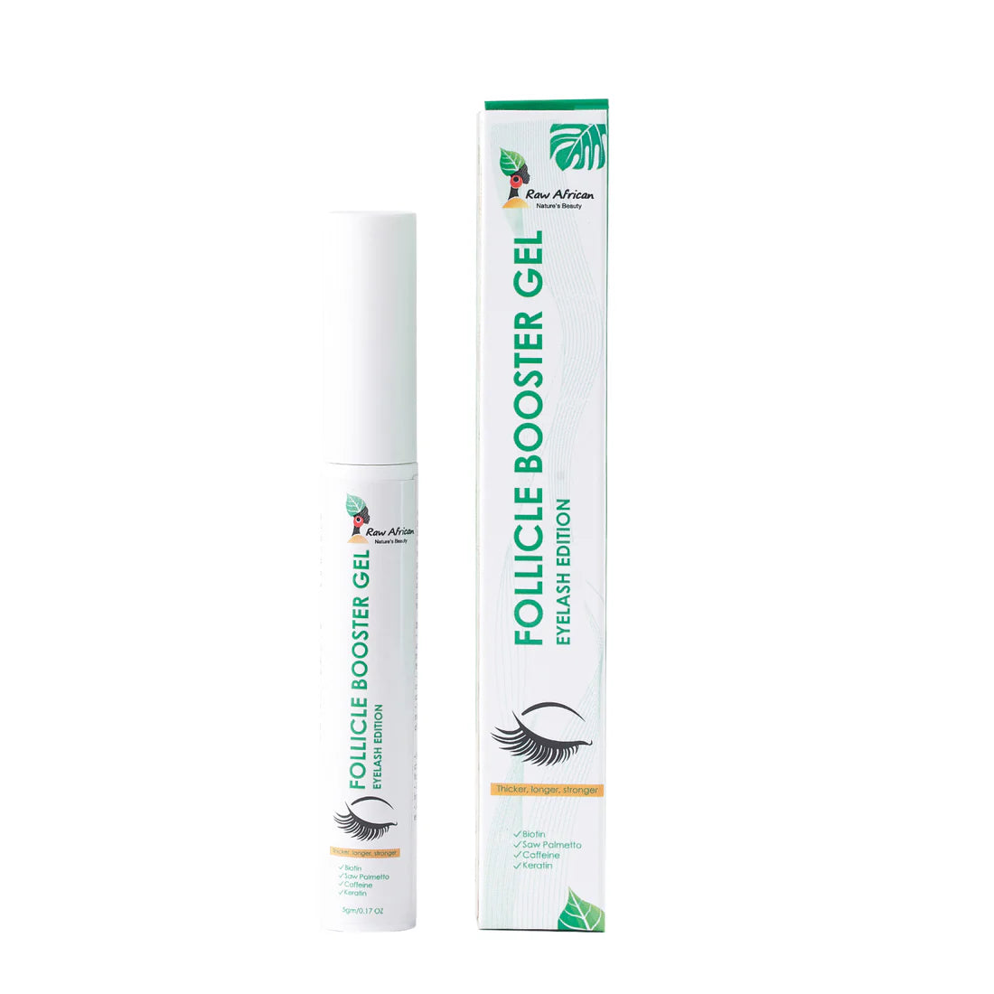 Raw african eyelashes follicle booster serum