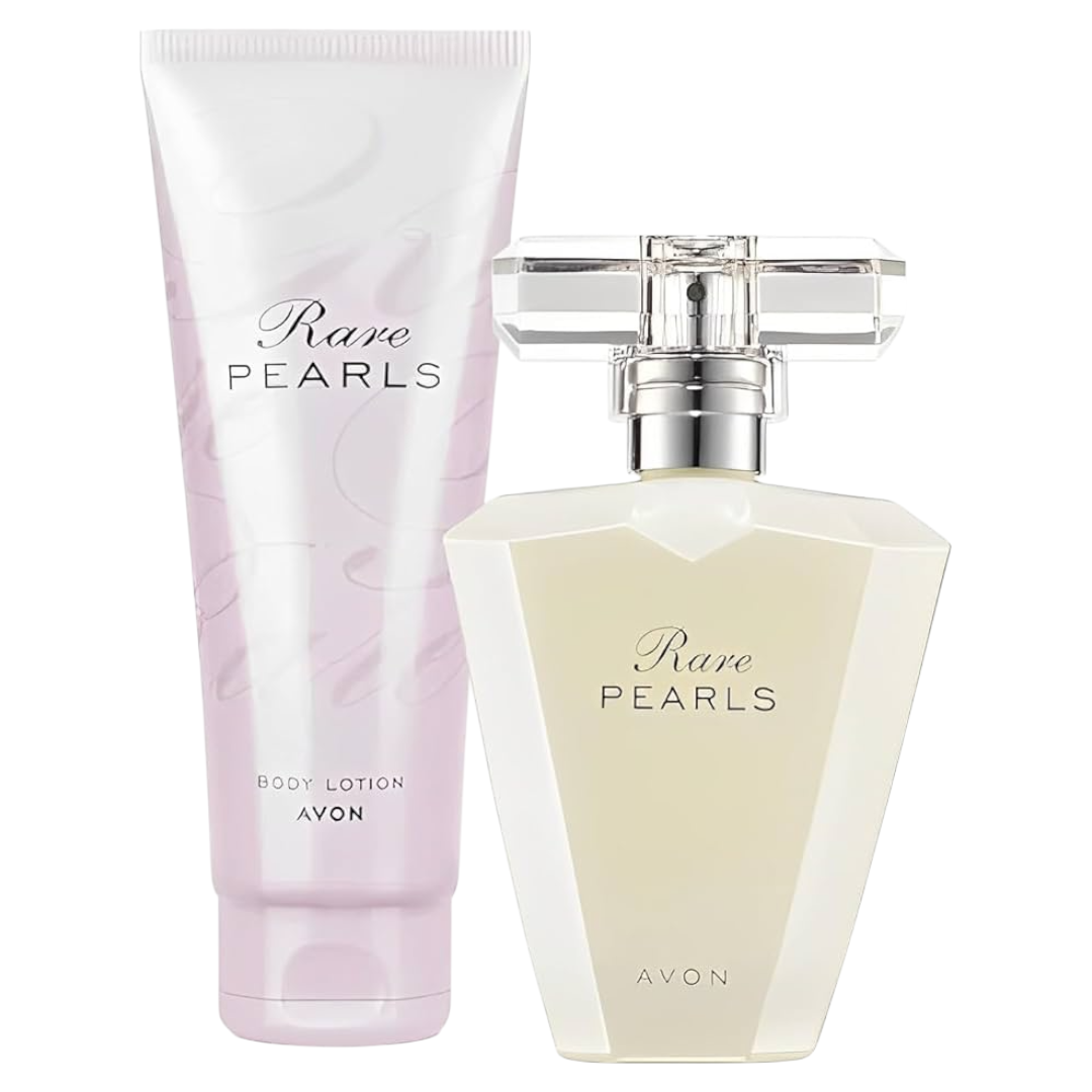 Avon rare pearls perfume + lotion offer