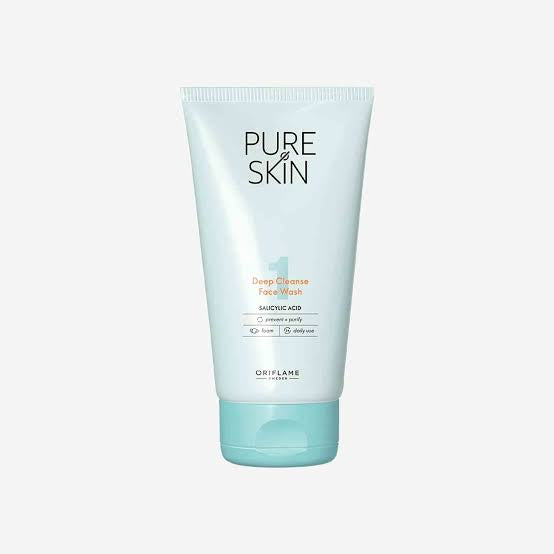 Pure skin oriflame deep cleanse face wash