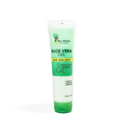 Raw african aloe vera gel