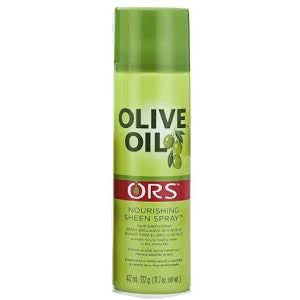 Olive oil hair spray