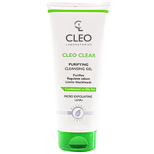 Cleo clear facial cleanser