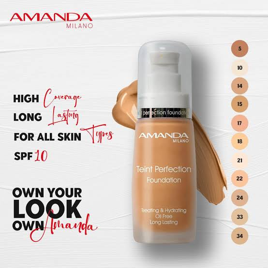 Amanda teint perfection foundation